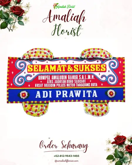 Papan Bunga Ucapan Selamat Siwarak